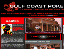 Tablet Screenshot of gulfcoastpoker.net